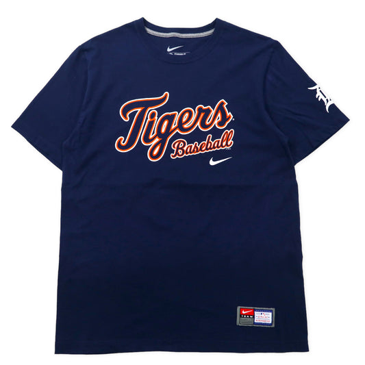 日本然リトテ-古着オンライン-NIKE NBA バスケットボール プリントTシャツ L ネイビー コットン TIGERS-