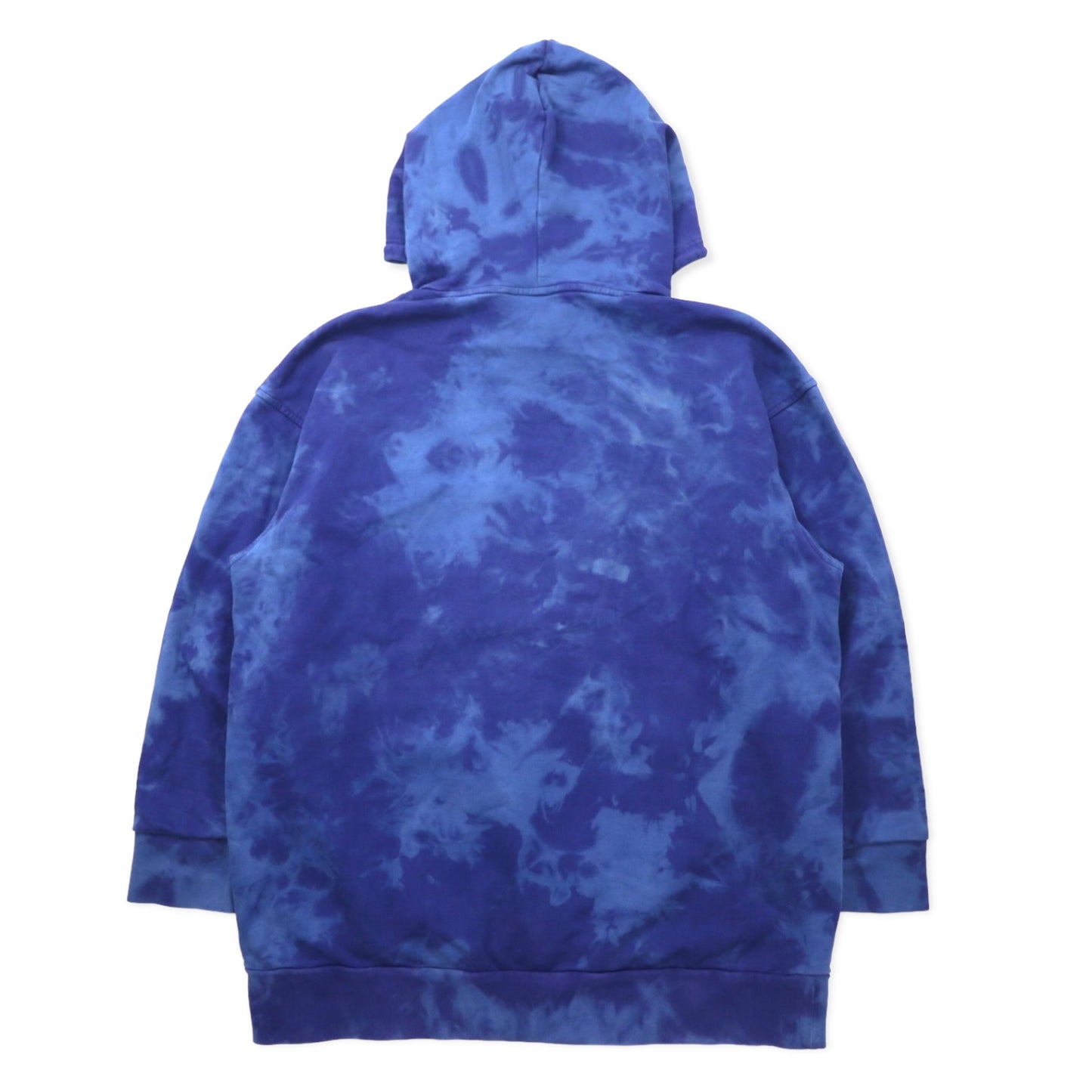 adidas originals トレフォイルロゴ プルオーバー パーカー 2XO ネイビー タイダイ コットン ヘビーウェイト adicolor Tie-Dye Hoodie In Navy CW1337