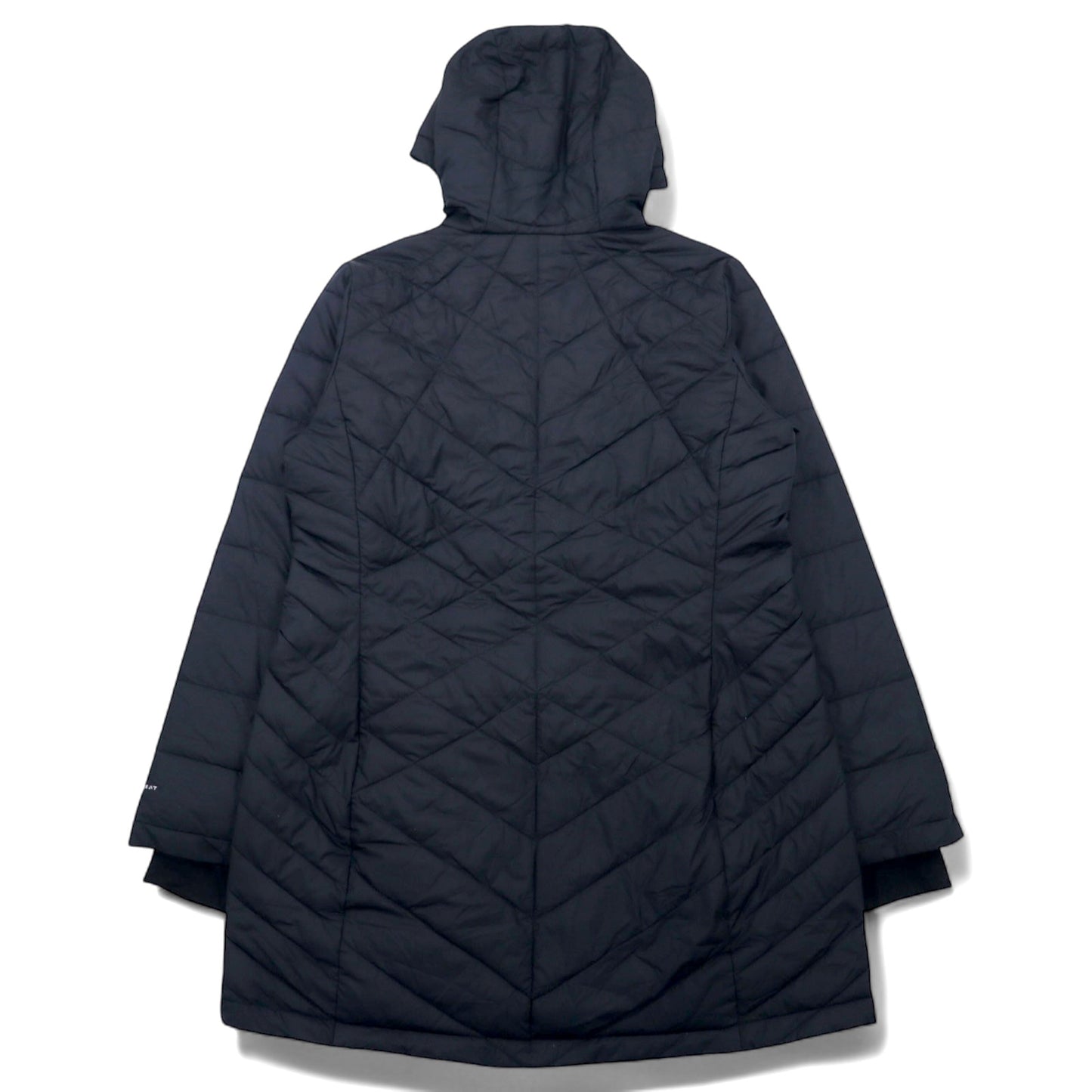 Columbia オムニヒート キルティング ダウンコート XL ブラック ポリエステル 中綿 Heavenly Long Hooded Jacket WL0011