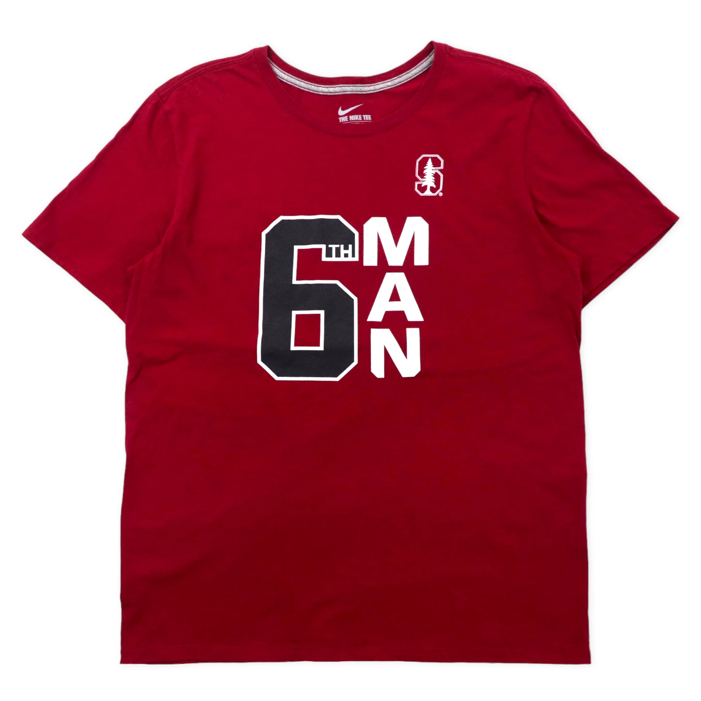 NIKE NBA バスケットボール プリントTシャツ L ボルドー コットン 6th MAN