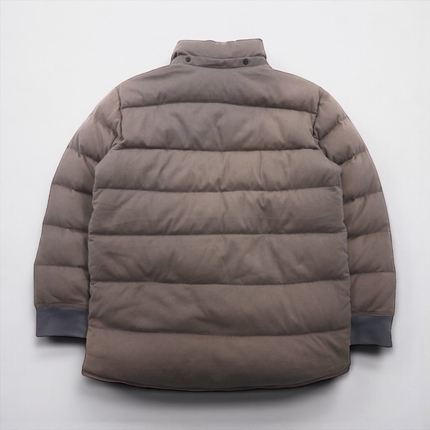 KITH x NANO UNIVERSE x Nishikawa Down NAKAMEGURO QUARTER-ZIP PULLOVER CINDER Pullover Down Jacket, Size S, Kangaroo Pocket, Anorak Parka, KH1080