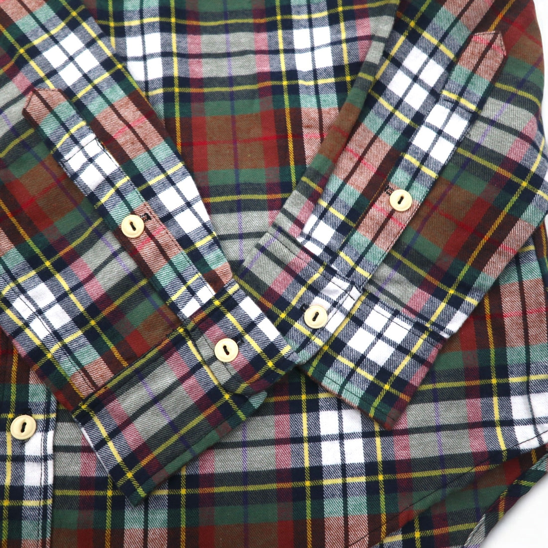 Sunday Works USA Hooded Check Shirt XL Red Green UNION MADE