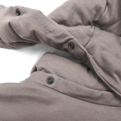 KITH x NANO UNIVERSE x Nishikawa Down NAKAMEGURO QUARTER-ZIP PULLOVER CINDER Pullover Down Jacket, Size S, Kangaroo Pocket, Anorak Parka, KH1080