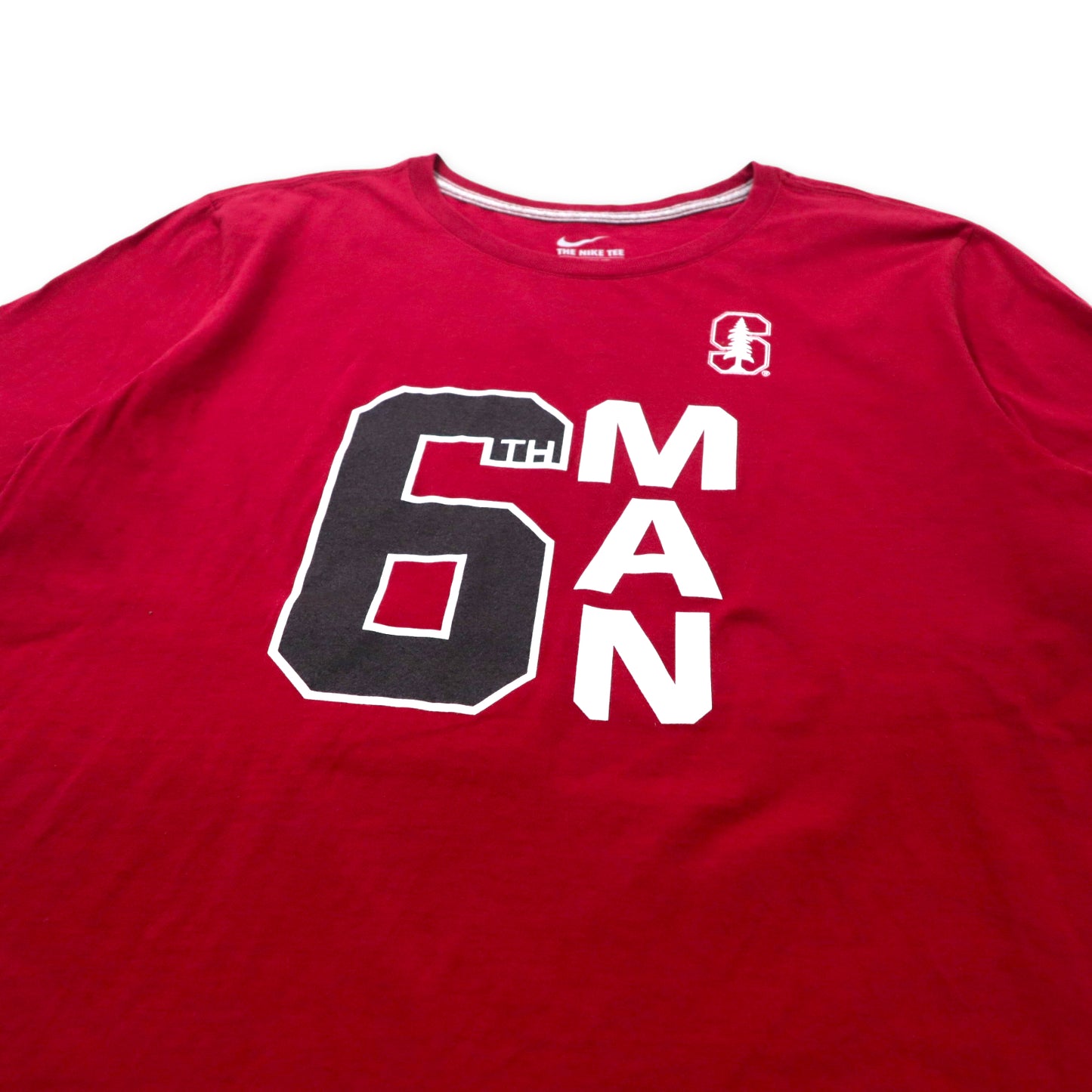 NIKE NBA バスケットボール プリントTシャツ L ボルドー コットン 6th MAN