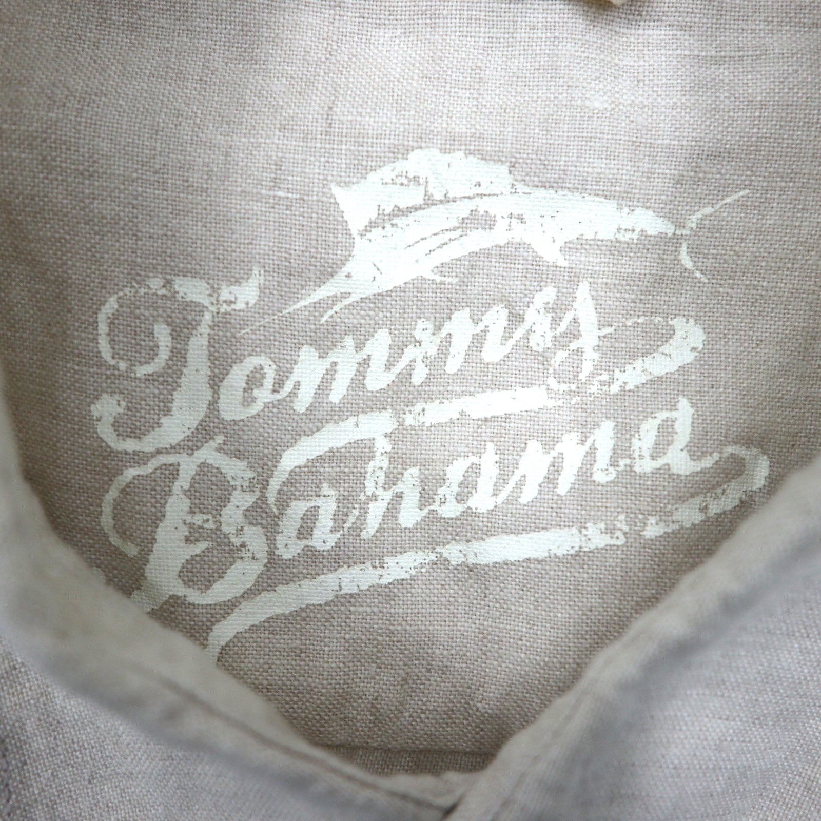 90s Vintage Linen Shirt, XL, Beige, Chest Pocket, Tommy Bahama