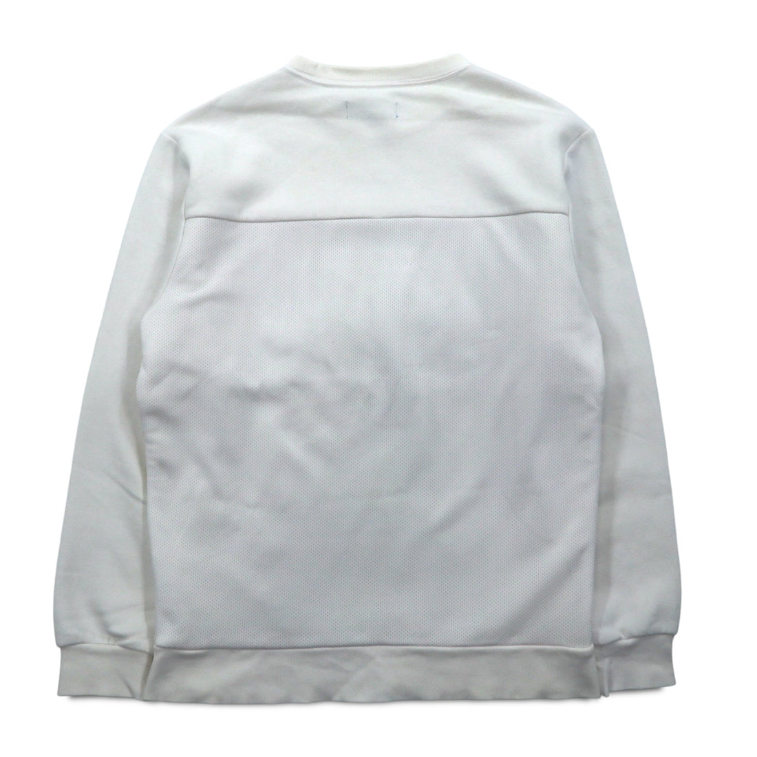 adidas originals numbering print sweatshirt XS white mesh switching WINTER CREW SWEATSHIRT BS2626