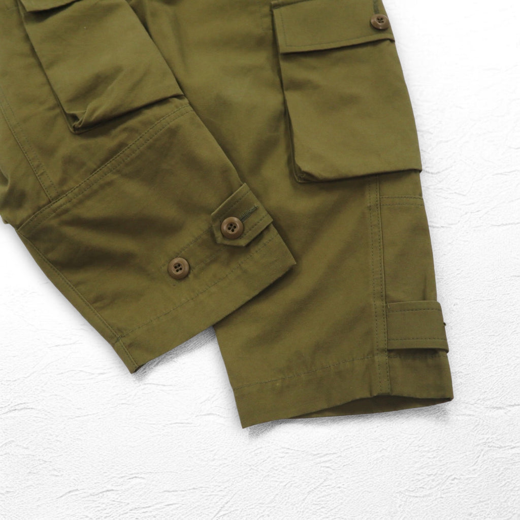 JUNYA WATANABE MAN Cargo Sarouel Pants XS Khaki Cotton AD2021 Made in Japan