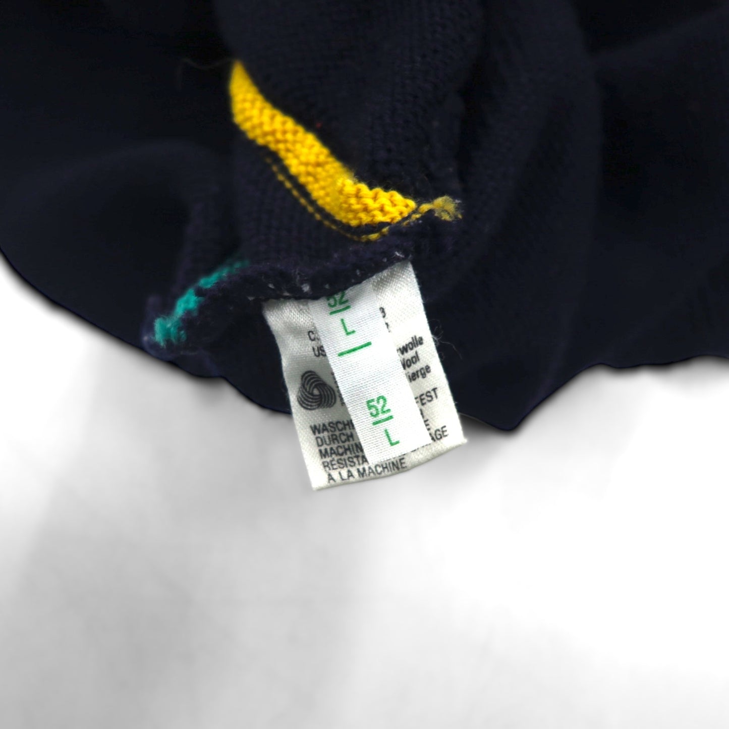 80s West Germany Vintage Knit Cardigan, Size L, Navy, V-Neck, MARZ MUNCHEN, Made in West Germany, 1980s