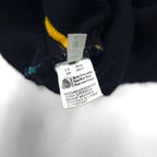 80s West Germany Vintage Knit Cardigan, Size L, Navy, V-Neck, MARZ MUNCHEN, Made in West Germany, 1980s