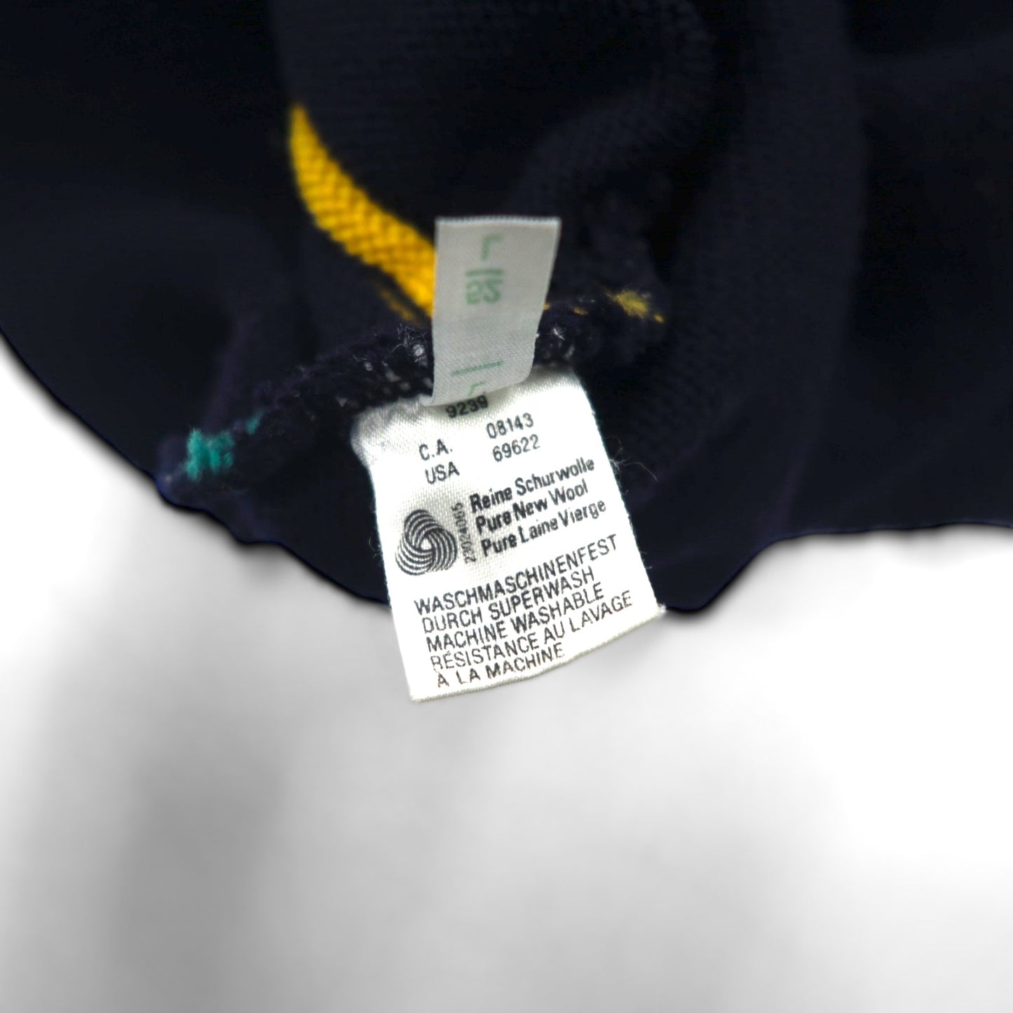 80s West Germany Vintage Knit Cardigan, Size L, Navy, V-Neck, MARZ MUNCHEN, Made in West Germany, 1980s