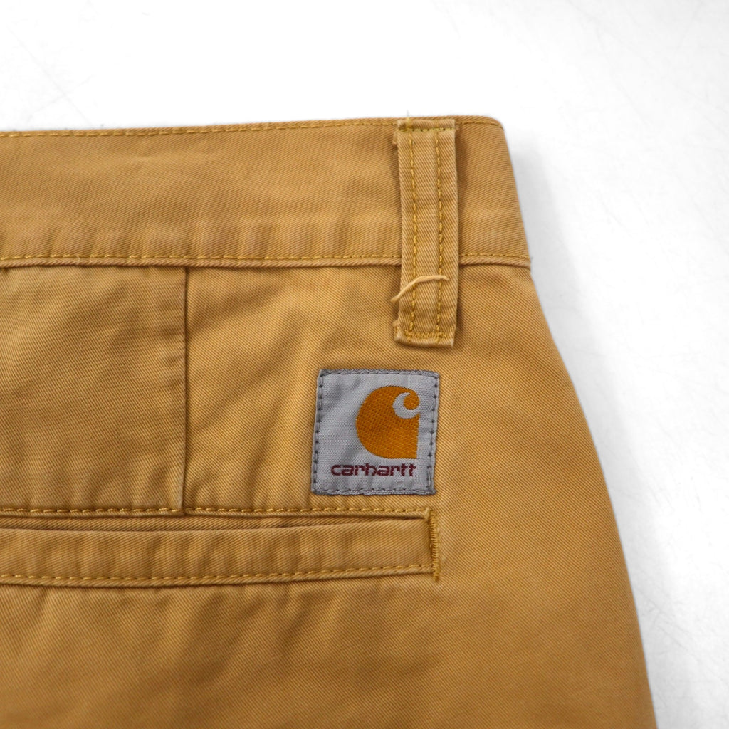 Carhartt WIP Prime Short Chino Pants, Size M, Beige Cotton, 1015025