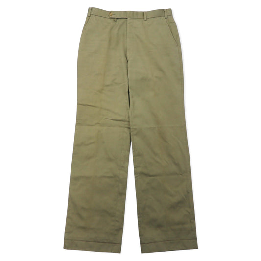 日本然リトテ-古着オンライン-Burberrys オールド コットンツイル チノ スラックスパンツ 85 ベージュ 日本製-Burberrys Vintage Cotton Twill Chino Slacks Pants 85 Beige Japan Made