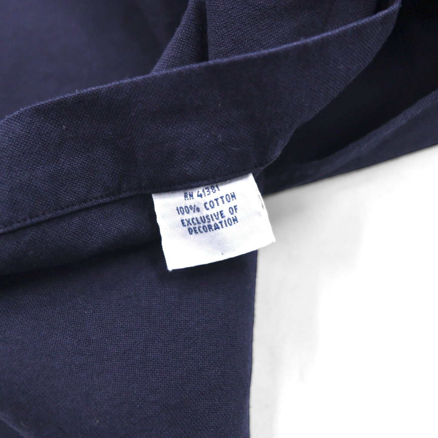 Ralph Lauren Button-Down Shirt, XL, Navy Cotton, Small Pony Embroidery