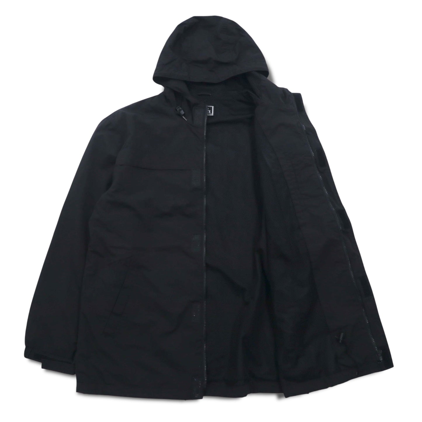 Alfredo VERSACE ( A.VERSACE ) 90年代 ナイロンジャケット パーカー L ブラック メッシュライナー