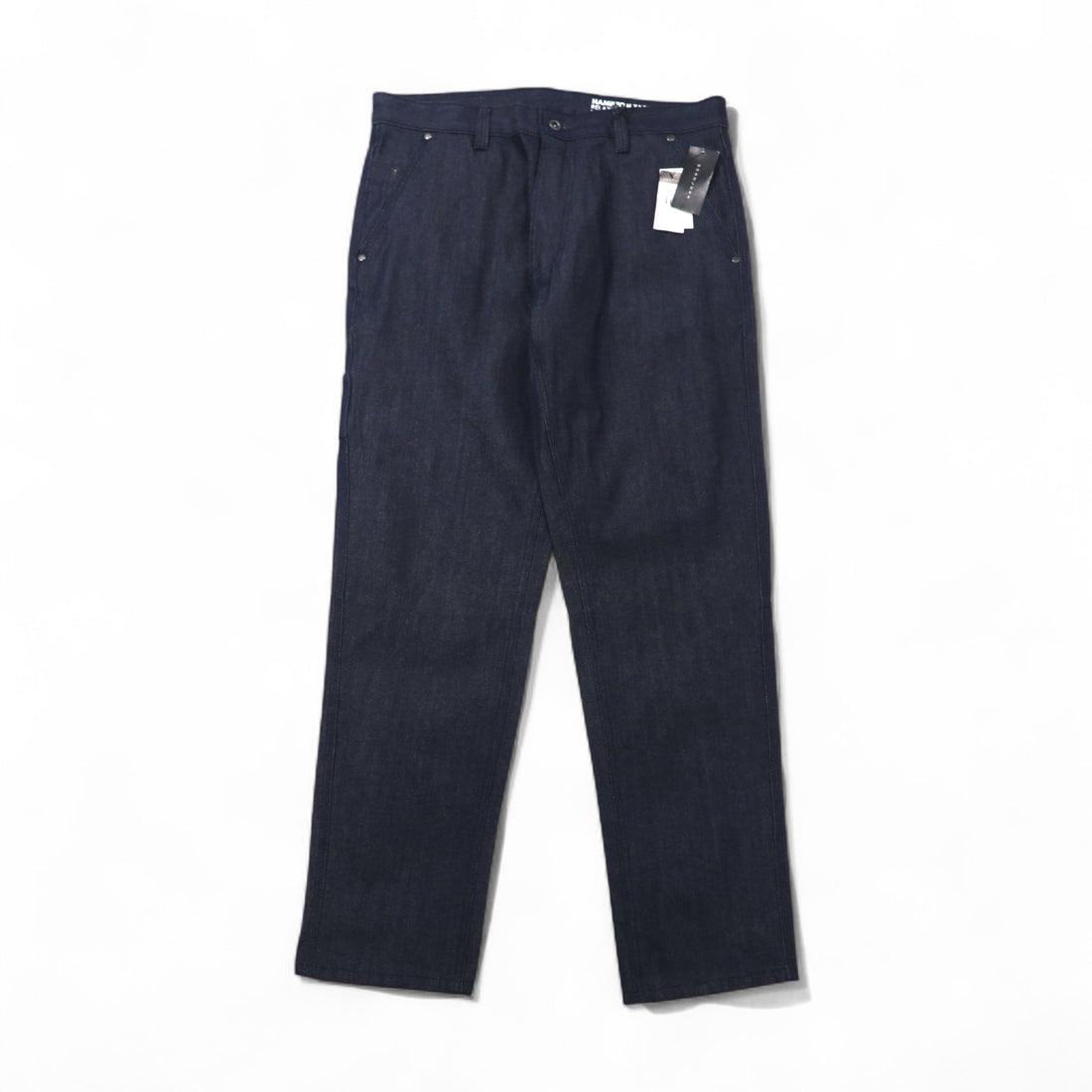 SEAN JOHN Relaxed Tapered Fit Rigid Denim Pants, Size L, Dark Indigo, Hamilton Tapered, Unused