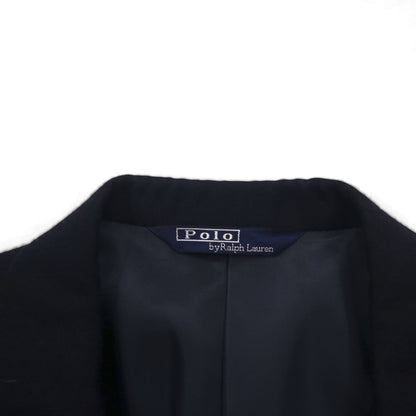 Polo Ralph Lauren 90年代 2B ブレザー 紺ブレ テーラードジャケット L ネイビー ウール 金ボタン