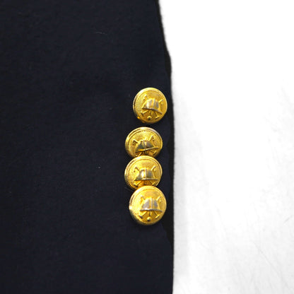 Polo Ralph Lauren 90年代 2B ブレザー 紺ブレ テーラードジャケット L ネイビー ウール 金ボタン