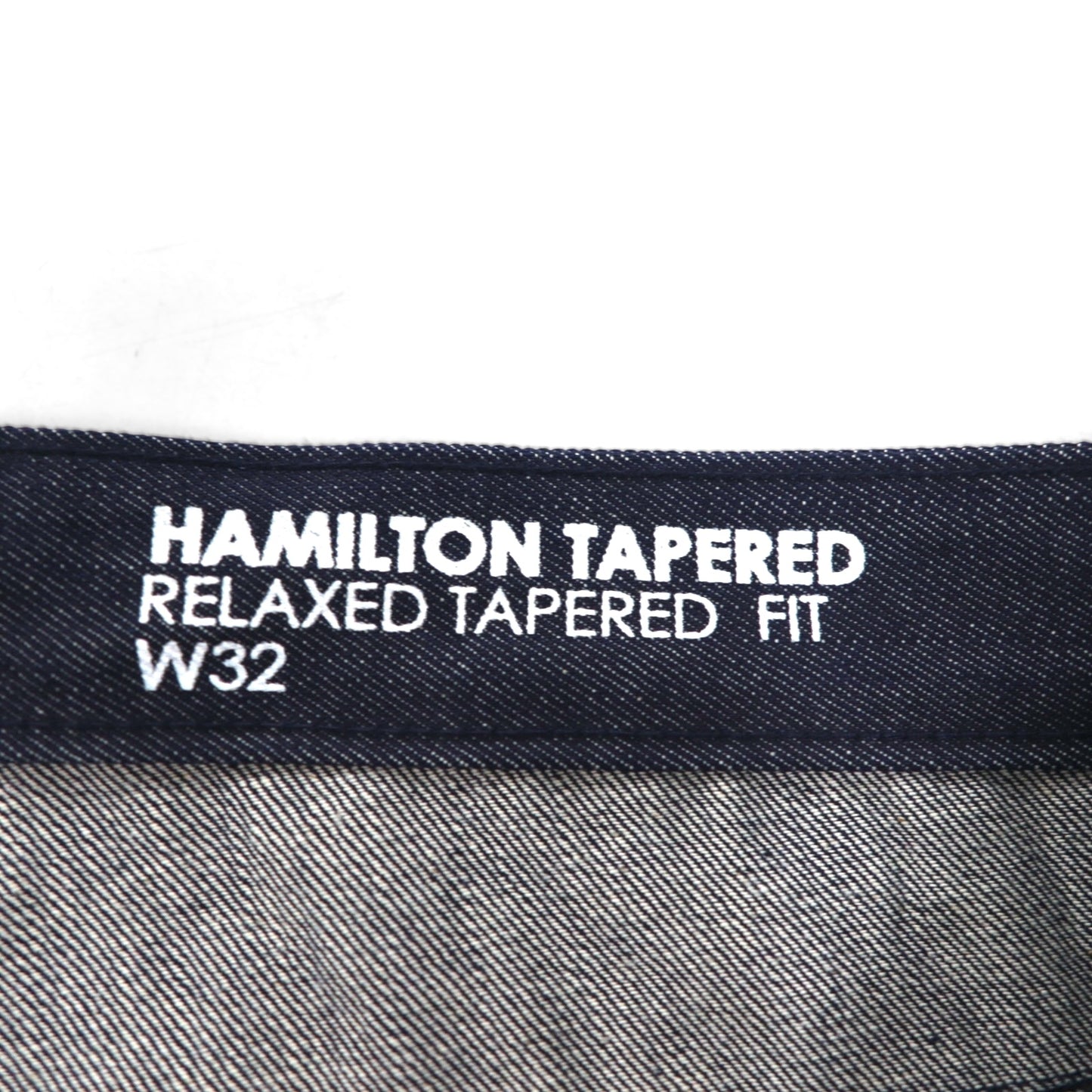 SEAN JOHN Relaxed Tapered Fit Rigid Denim Pants, Size L, Dark Indigo, Hamilton Tapered, Unused