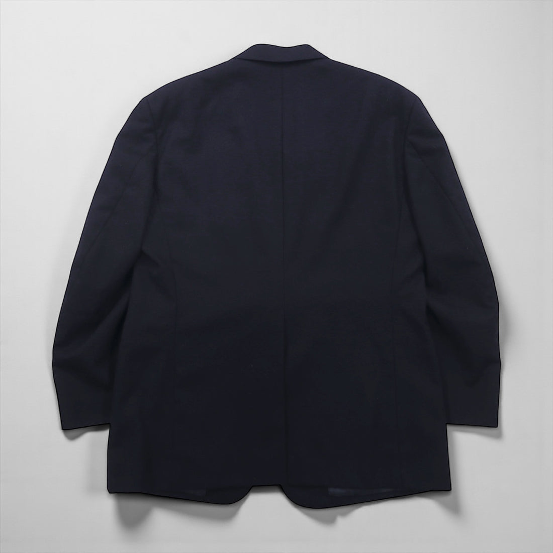 Polo Ralph Lauren 90s Navy Wool Two-Button Blazer, Size L, Gold Buttons