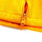Columbia 90s Nylon Switch Full Zip Fleece Vest XL Yellow Polyester TITANIUM One Point Logo Embroidered Double Zip