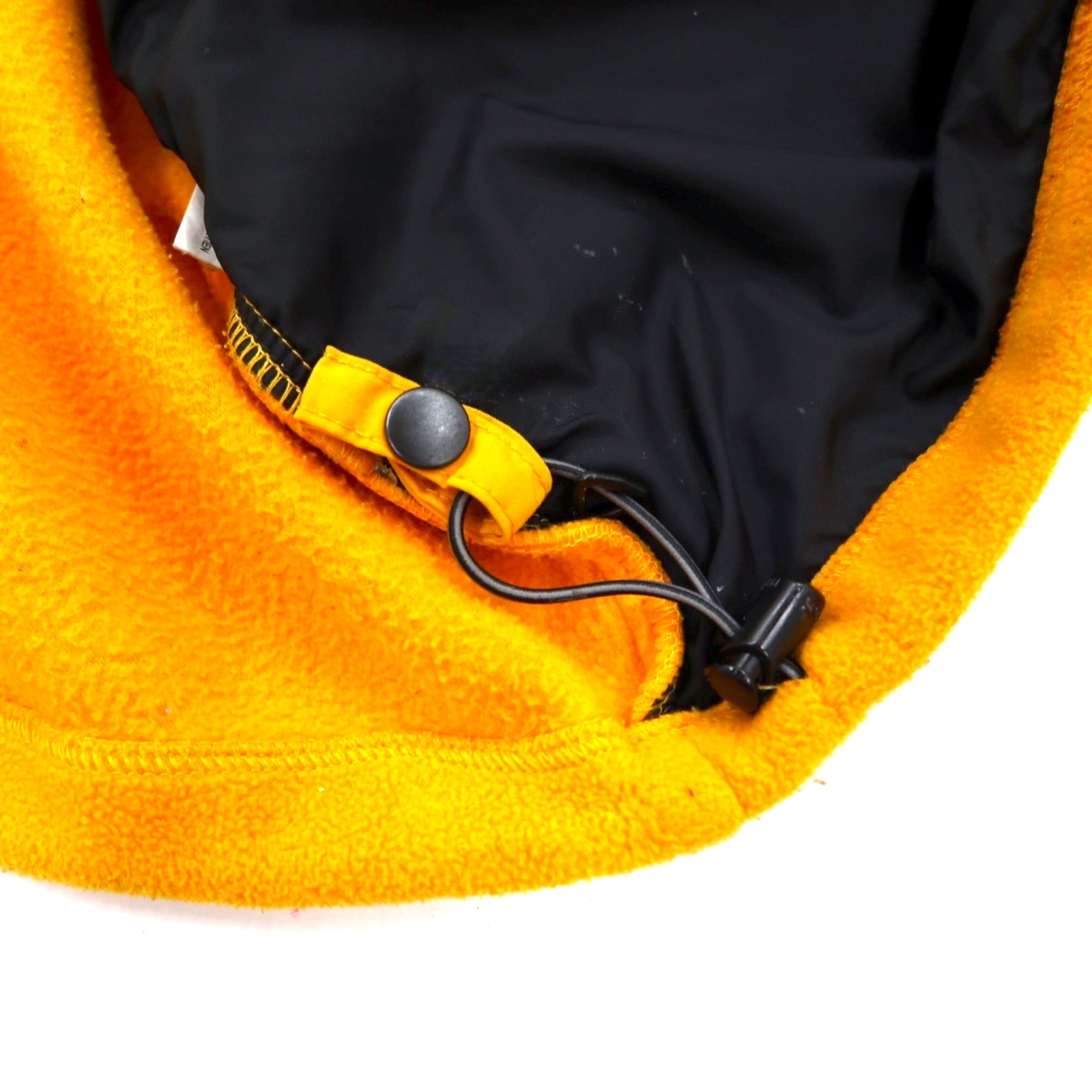 Columbia 90s Nylon Switch Full Zip Fleece Vest XL Yellow Polyester TITANIUM One Point Logo Embroidered Double Zip