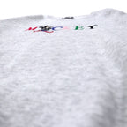 Lee USA Made 90s Character Embroidered Sweatshirt XL Grey Cotton Disney Mickey Mouse