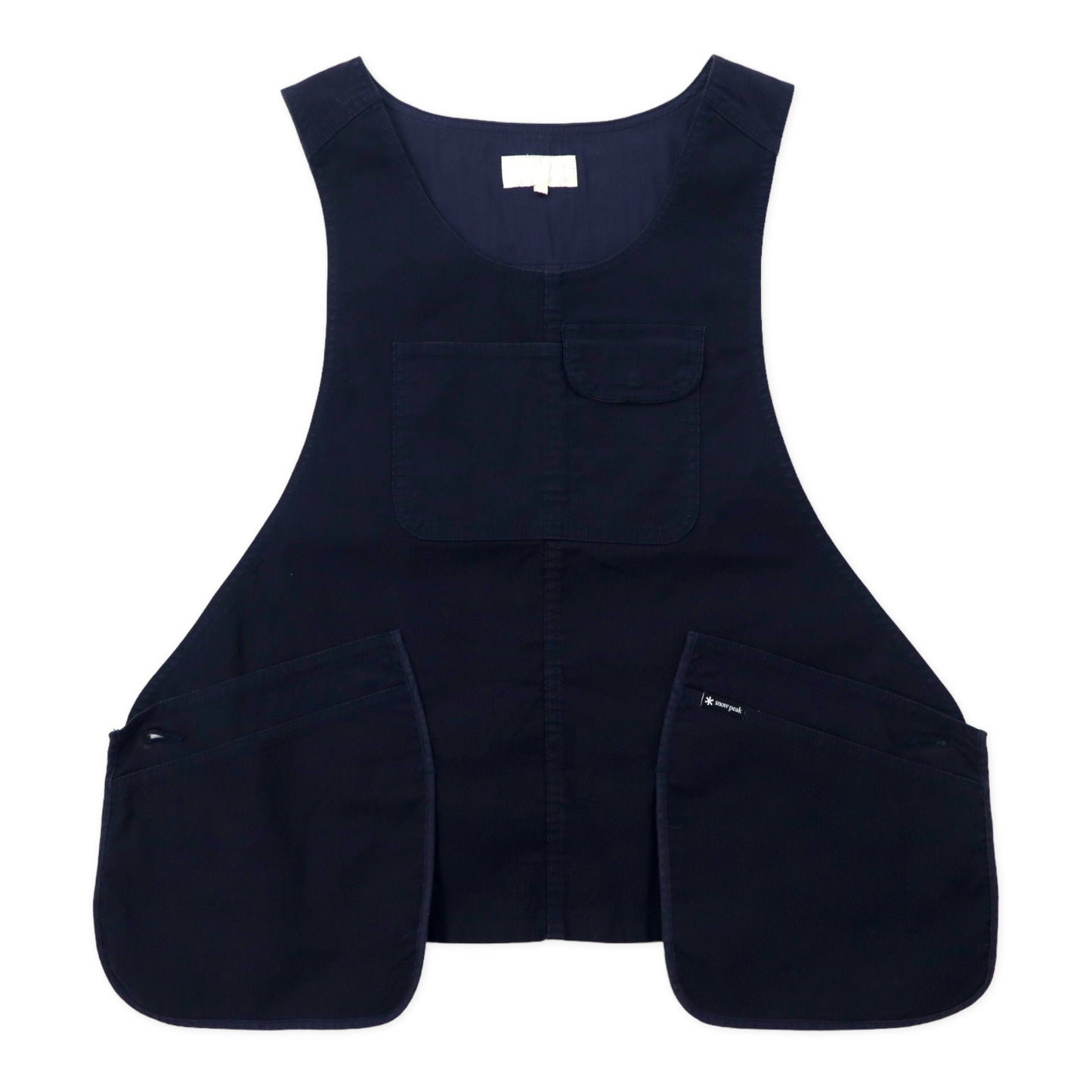 SNOW PEAK field apron vest s navy cotton Japan MADE – 日本然リトテ