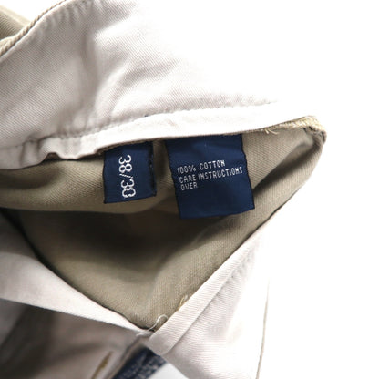 Polo by Ralph Lauren 90年代 ポロチノ ANDREW PANT 2タック ワイド チノパンツ L ベージュ
