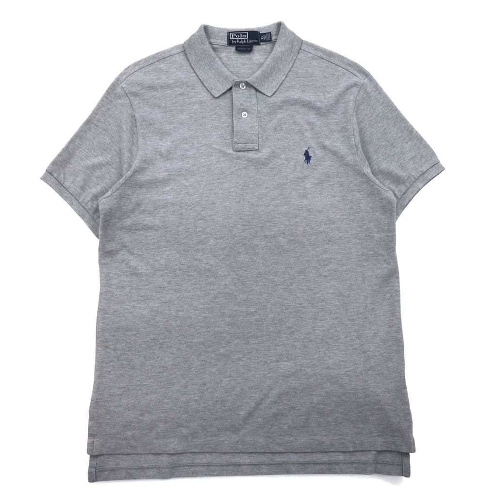 Polo by Ralph Lauren Polo Shirt, XL, Grey, Cotton, Pique, Small Pony Embroidery