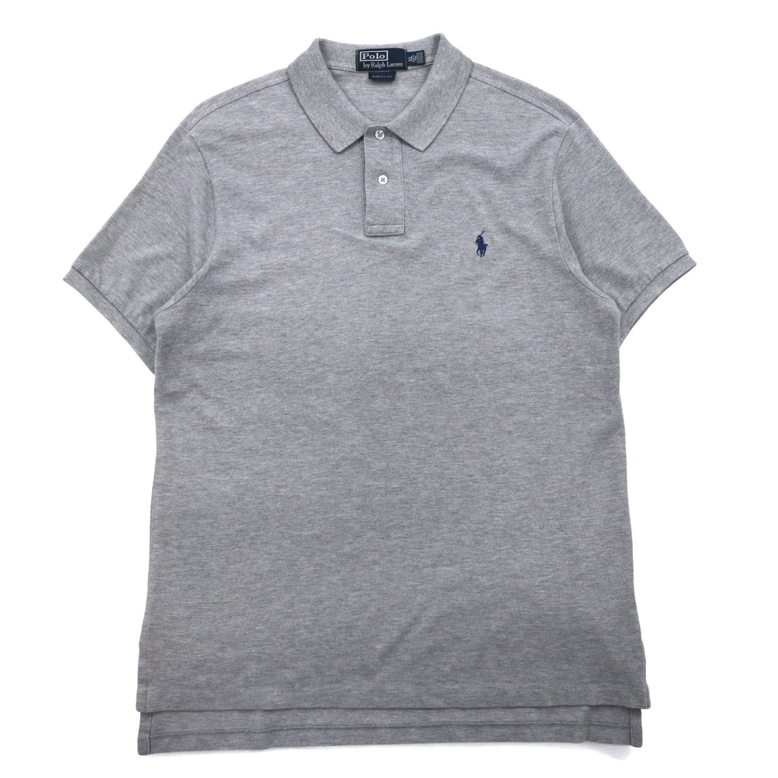 Polo by Ralph Lauren Polo Shirt, XL, Grey, Cotton, Pique, Small Pony Embroidery