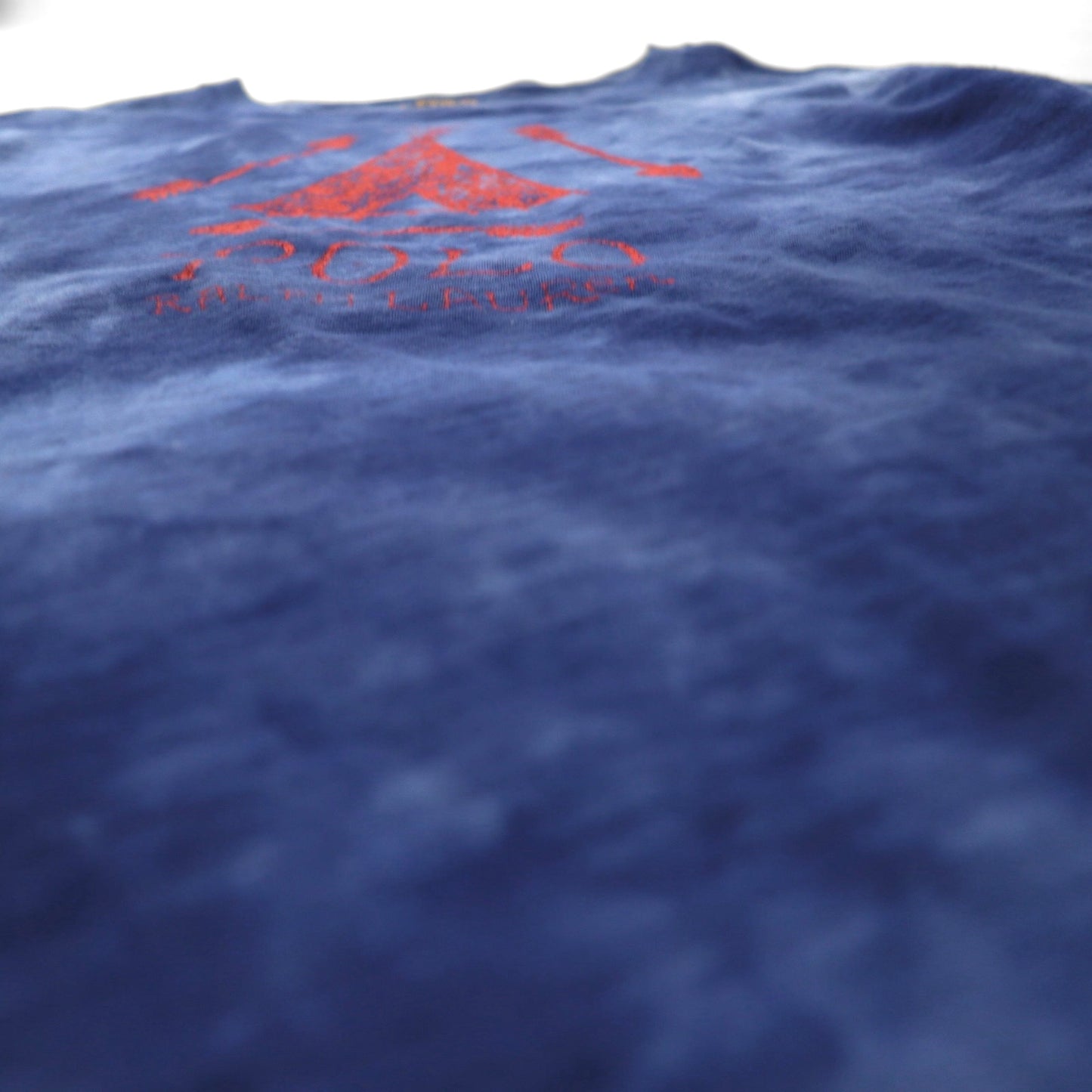 POLO RALPH  LAUREN タイダイ プリントTシャツ XL ブルー コットン