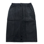 Vintage 90s Leather Skirt Giancarlo Rossi シープレザー スカート M ブラック 羊革