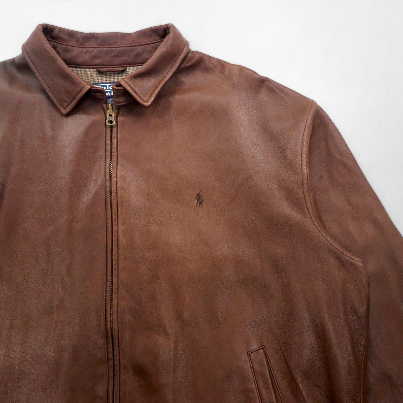 Polo Ralph Lauren 90年代 レザー ジャケット スイングトップ