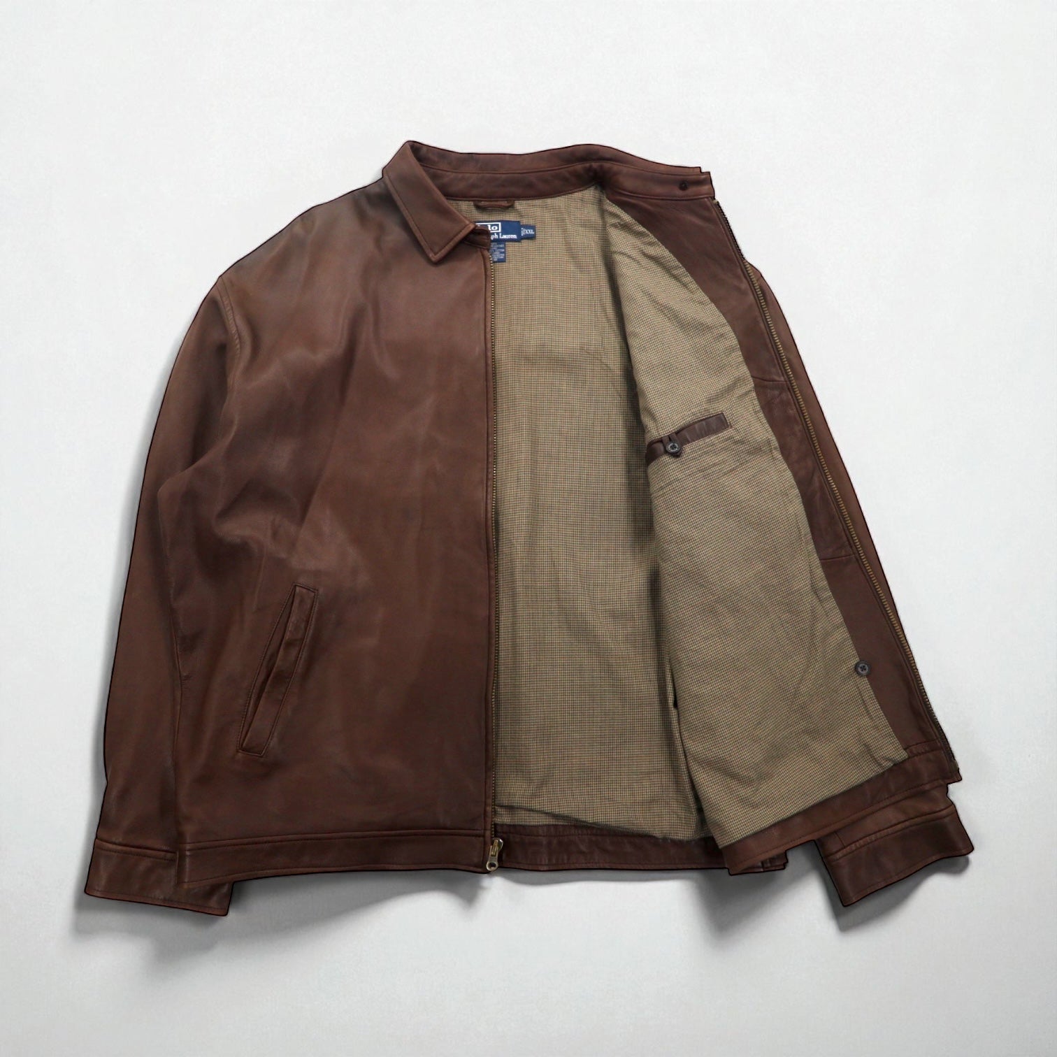 Polo Ralph Lauren 90年代 レザー ジャケット スイングトップ