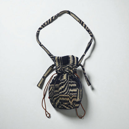 Leh ショルダーバッグ DOME TYPE BAG ( ANTIQUE INDIGO ) アンティークウール 刺し子 LONELY PLANET 861