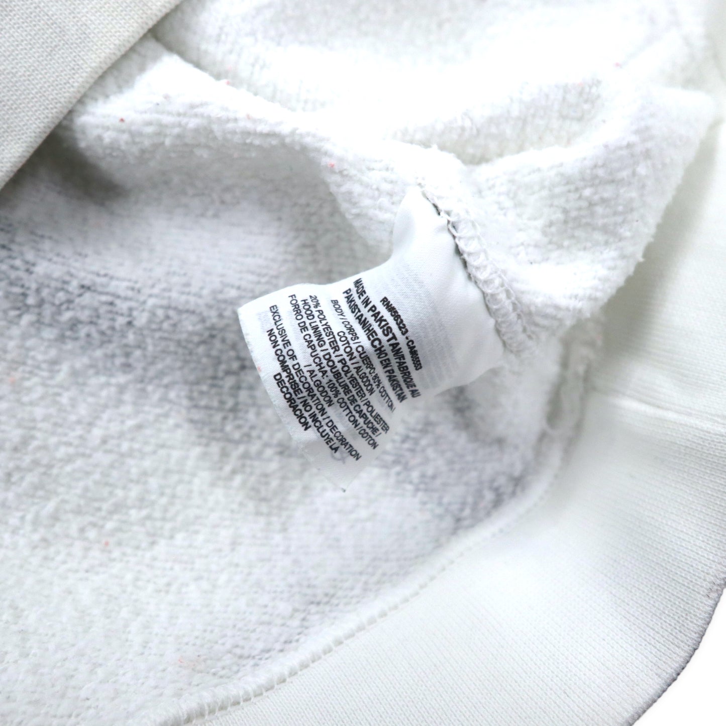 NIKE タイダイ プルオーバーパーカー XL ホワイト コットン ワンポイントロゴ刺繍