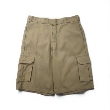 Dickies ルーズフィット Loose Fit バギー ショート カーゴパンツ ハーフパンツ XL ベージュ ポリエステル コットン 膝下丈