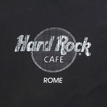 Hard Rock CAFE 90年代 プリント Tシャツ 2XL ブラック コットン ビッグサイズ ROME