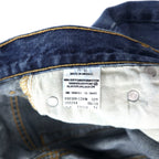 HARLEY DAVIDSON denim pants size 30 blue cotton zipper fly leather patch made in Mexico