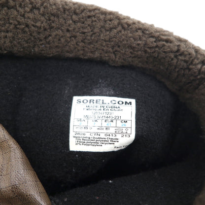 SOREL 1964 Pack Nylon Snow Boots, Size 26cm, Brown, Waterproof, with Removable Felt Lining, NM1440-231