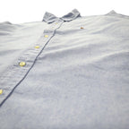 Ralph Lauren 90s Oxford Button-Down Shirt, XL, Blue, Cotton, Classic Fit, Small Pony Embroidery