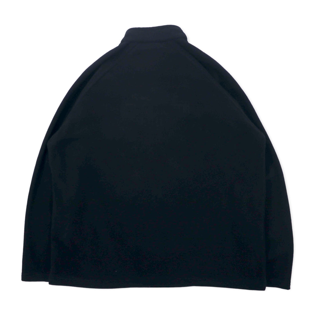 HARLEY DAVIDSON Half-Zip Fleece Jacket L Black Polyester Back Logo