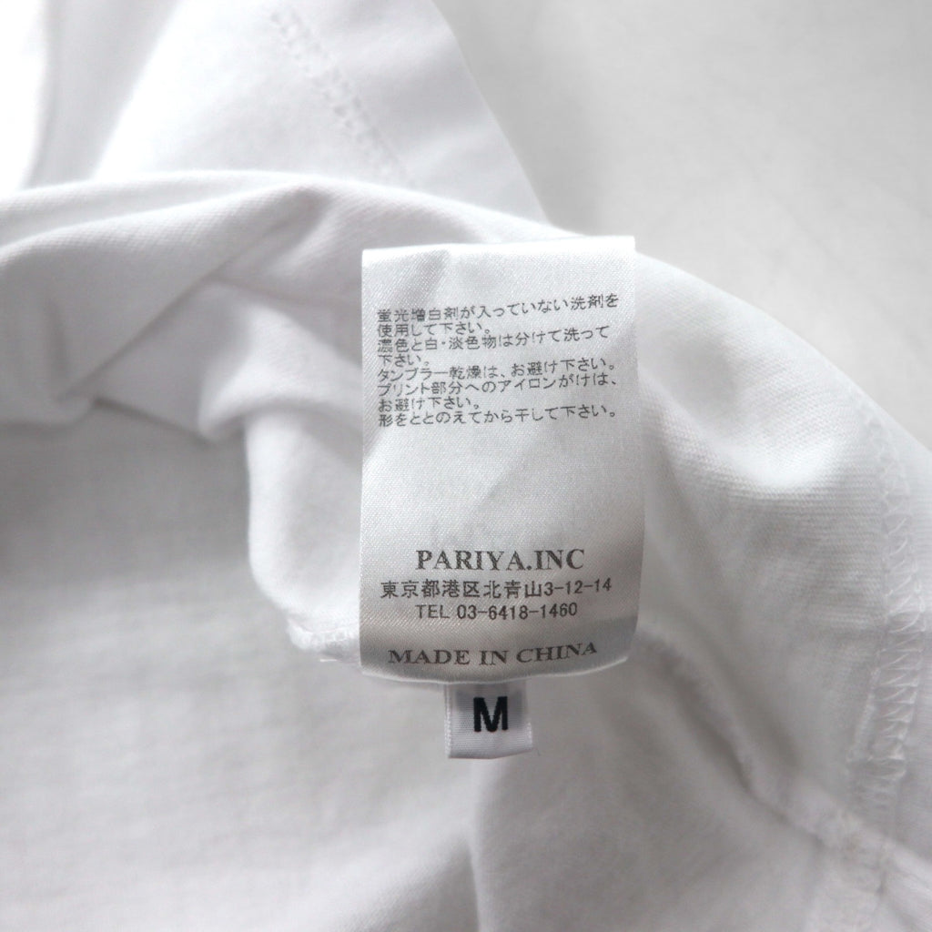 Mr. GENTLEMAN T-shirt, size M, white cotton, HUNTING MOUNTAIN TEE, unused