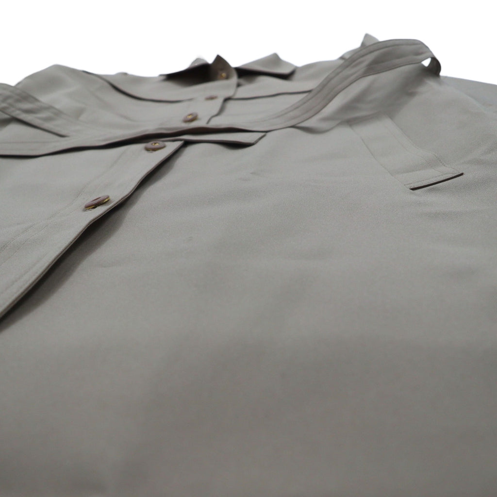 BLUE FLAG (SANYO) Stand collar trench coat L Beige Polyester Belted Made in Japan