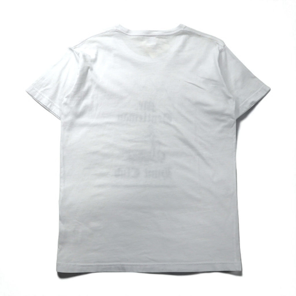 Mr. GENTLEMAN T-shirt, size M, white cotton, HUNTING MOUNTAIN TEE, unused