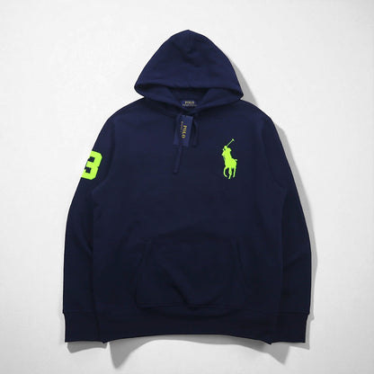 Polo Ralph Lauren ビッグポニー プルオーバー パーカー L ネイビー カンガルーポケット 未使用品