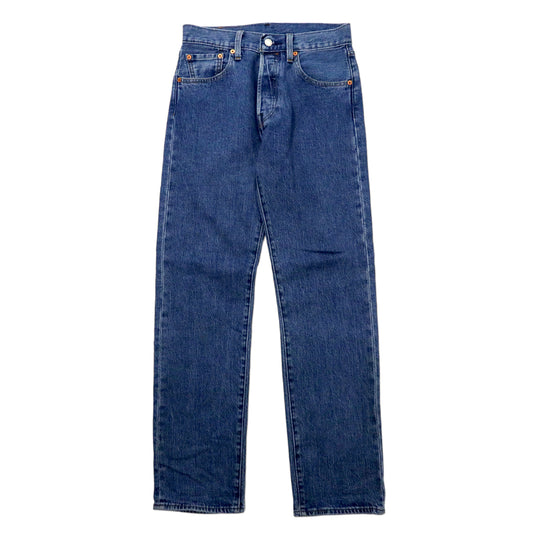 Levi's 501(R) '93 レギュラーストレート BASIL FLAT デニムパンツ 28 170/72A ブルー ストレッチ ビッグE 79830-0009