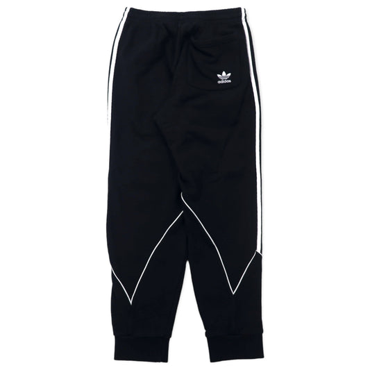 日本然リトテ-古着オンライン-adidas originals ビッグトレフォイル スウェットパンツ M ブラック コットン 3ストライプス Big Trefoil Abstract Sweat Pants GE0819-adidas originals Big Trefoil Sweatpants M Black Cotton 3 Striped Big Trefoil Abstract Sweat Pants GE0819