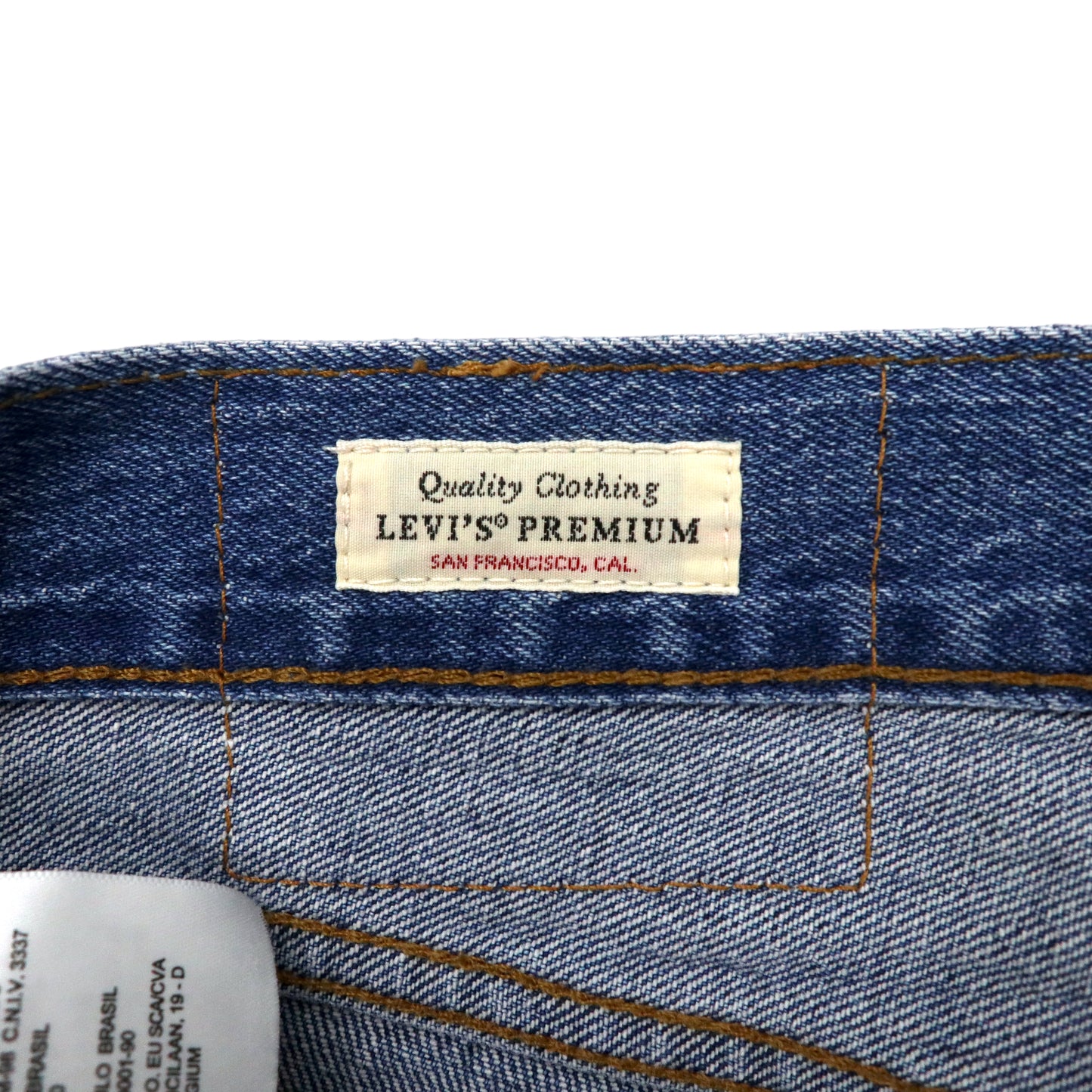 Levi's 501(R) '93 レギュラーストレート BASIL FLAT デニムパンツ 28 170/72A ブルー ストレッチ ビッグE 79830-0009