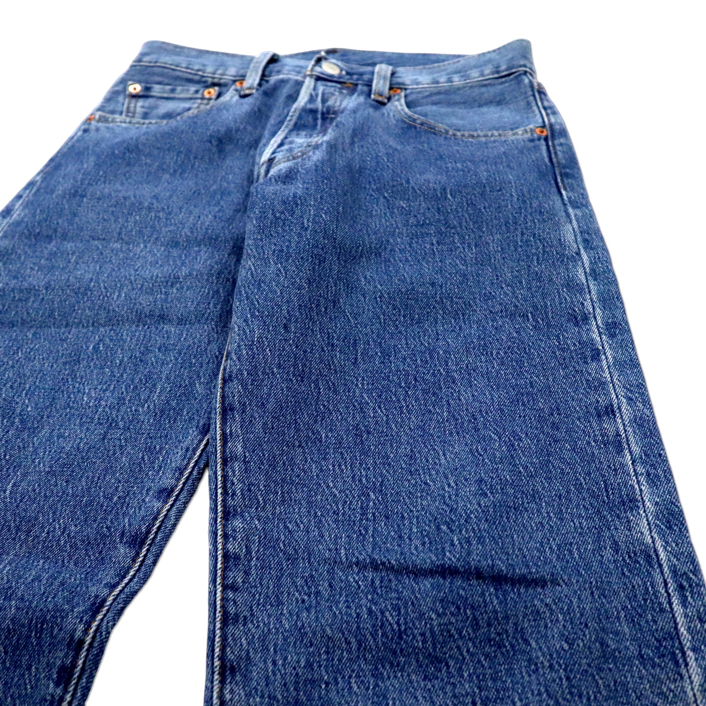 Levi's 501(R) '93 レギュラーストレート BASIL FLAT デニムパンツ 28 170/72A ブルー ストレッチ ビッグE 79830-0009